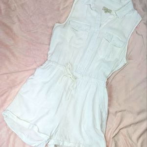 Thread and supply white romper